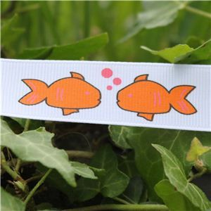 Animal Cuties - Lg Gold Fish/White